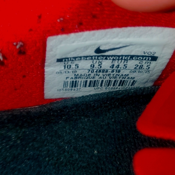 Nike Metcon 1 Gym Red Shoes men 10.5 - Picture 4 of 4